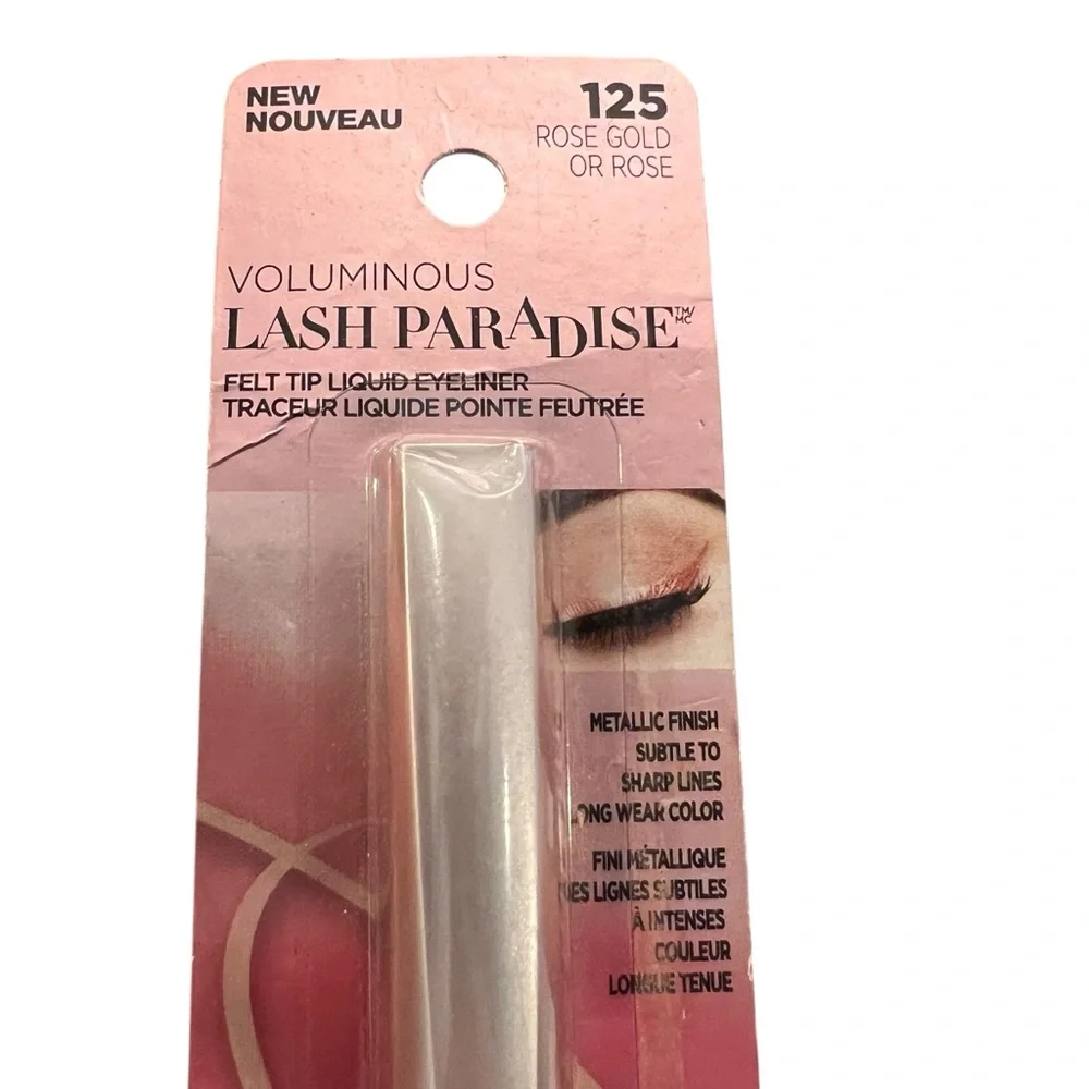 L'Oreal‎ Voluminous Lash Paradise Liquid Eyeliner Felt Tip #125 Rose Gold NEW